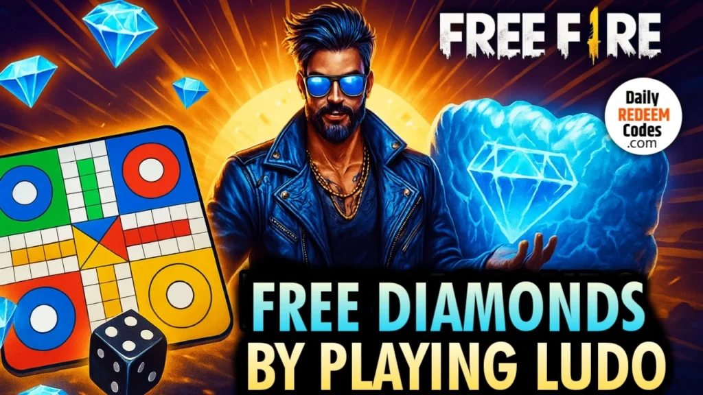 Free Diamons in Free Fire Max By Playing Ludu