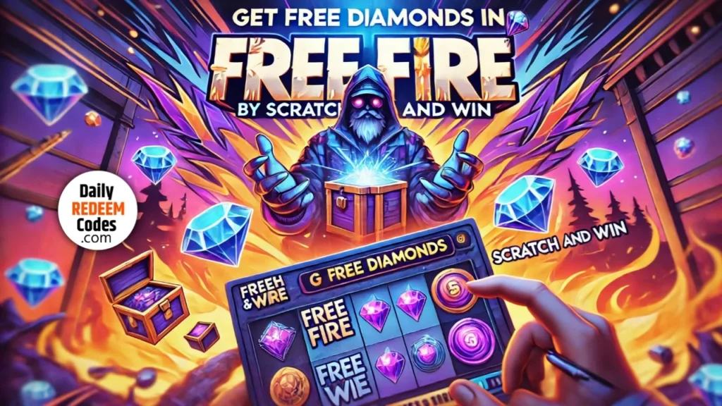 get free diamonds in free fire by scratch and win