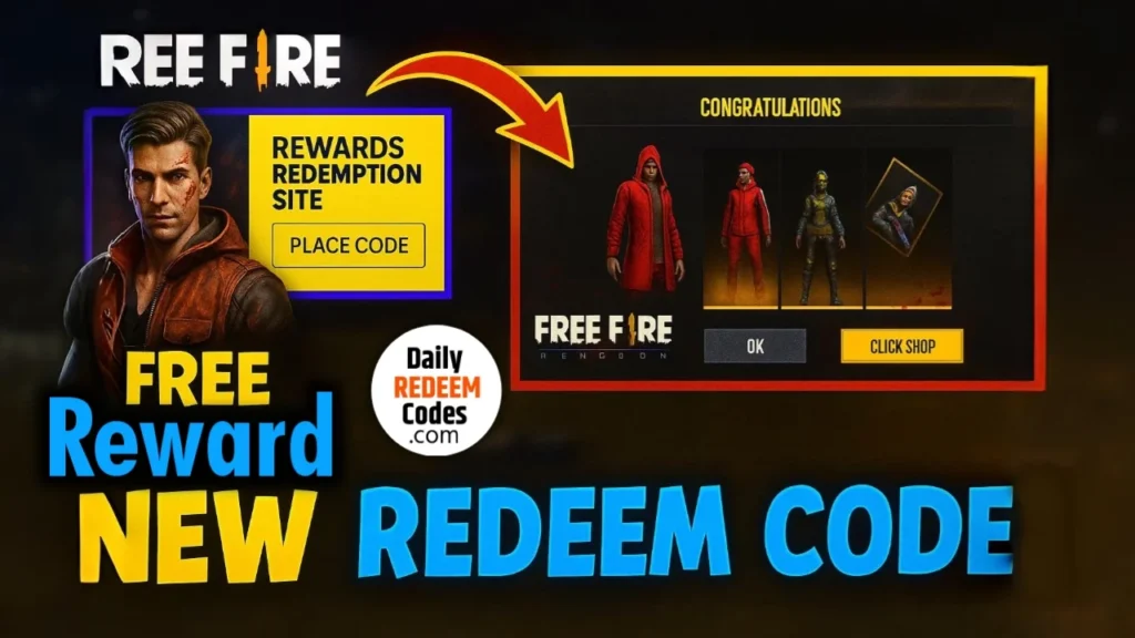 Free Fire Max New Redeem Code Today – Get Free Skins, Diamonds, and More 2025