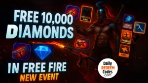 How to Get Free 10,000 Diamonds in Free Fire New Event (Real Trick!)